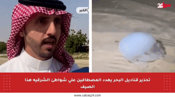 تحذير قناديل البحر يهدد المصطافين على شواطئ الشرقية هذا الصيف